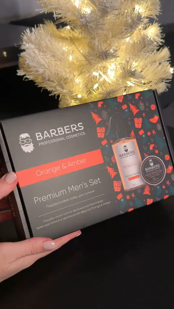 Набір Barbers Orange&Amber для гоління