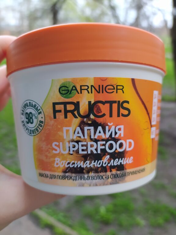 Garnier Fructis Superfood. Папайя. Відновлення