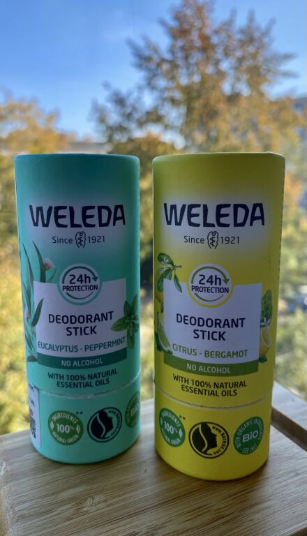 WELEDA Deodorant Sticks: мої враження