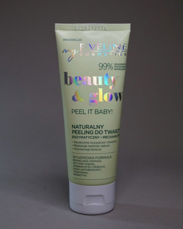 Натуральний ензимний скраб для обличчя Eveline Cosmetics Beauty & Glow Peel It Baby