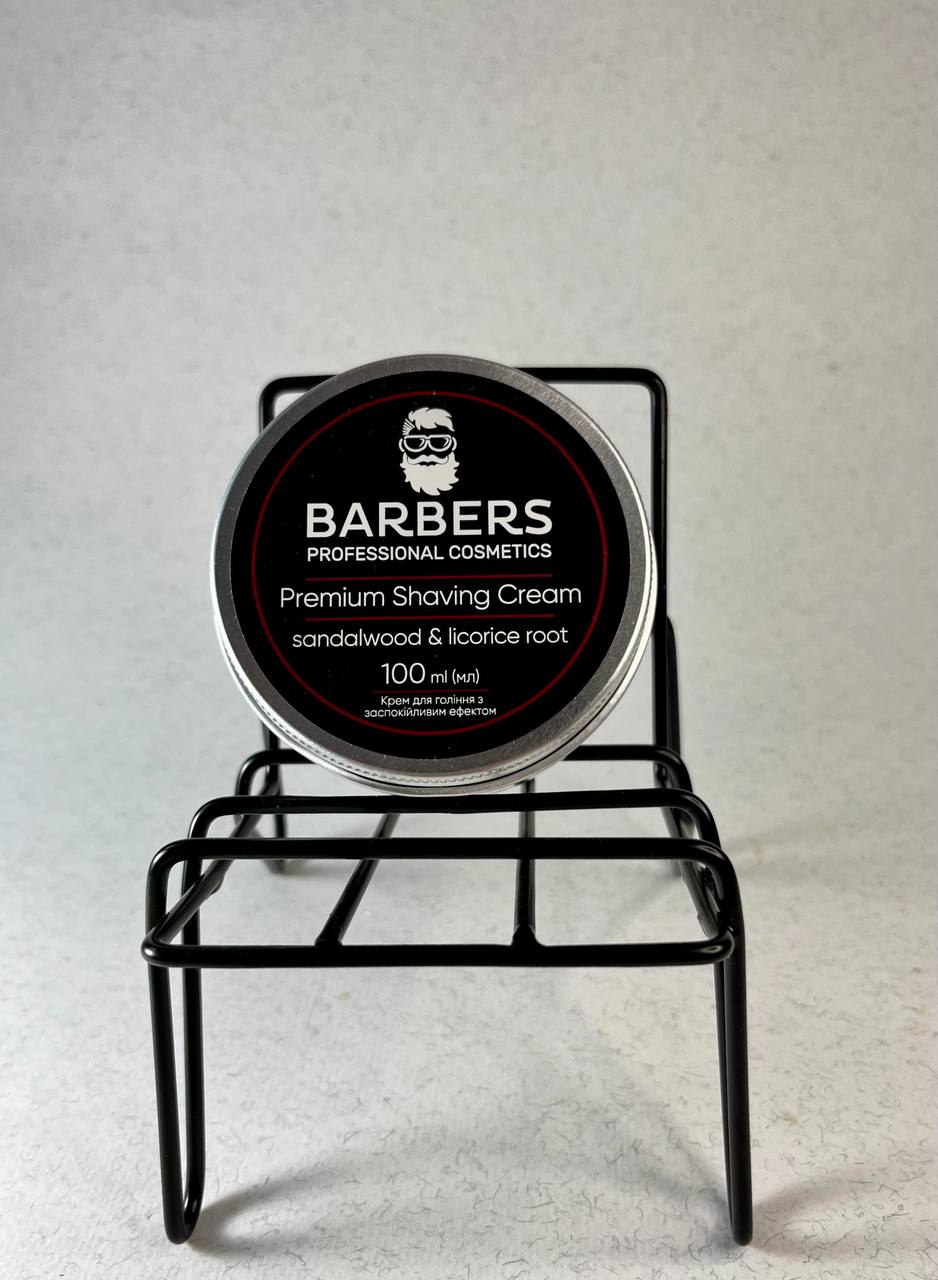 Barbers Premium Shaving Cream Sandalwood-Licorice Root