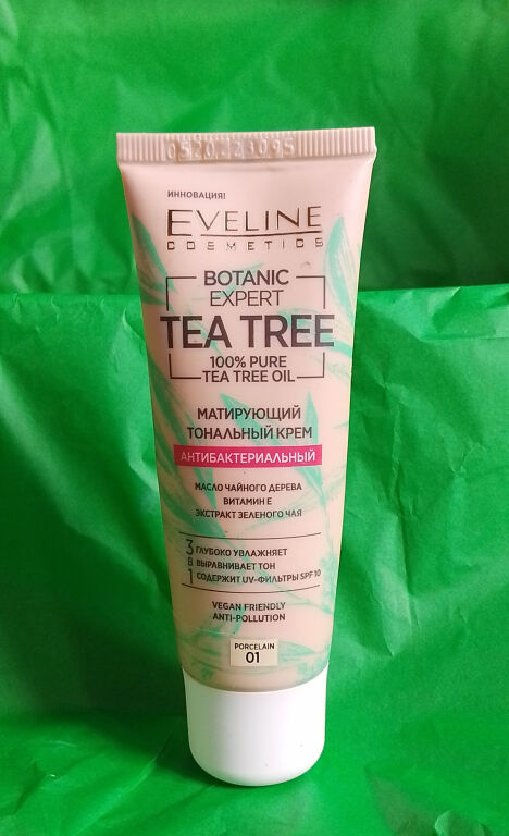 То�нальний крем Eveline Tea tree 🌳