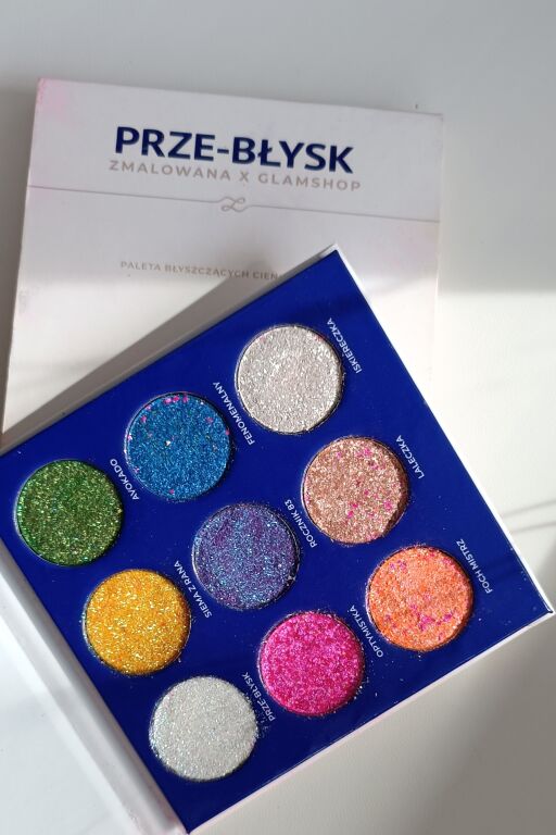 Палетка тіней GlamShop PRZE-BŁYSK