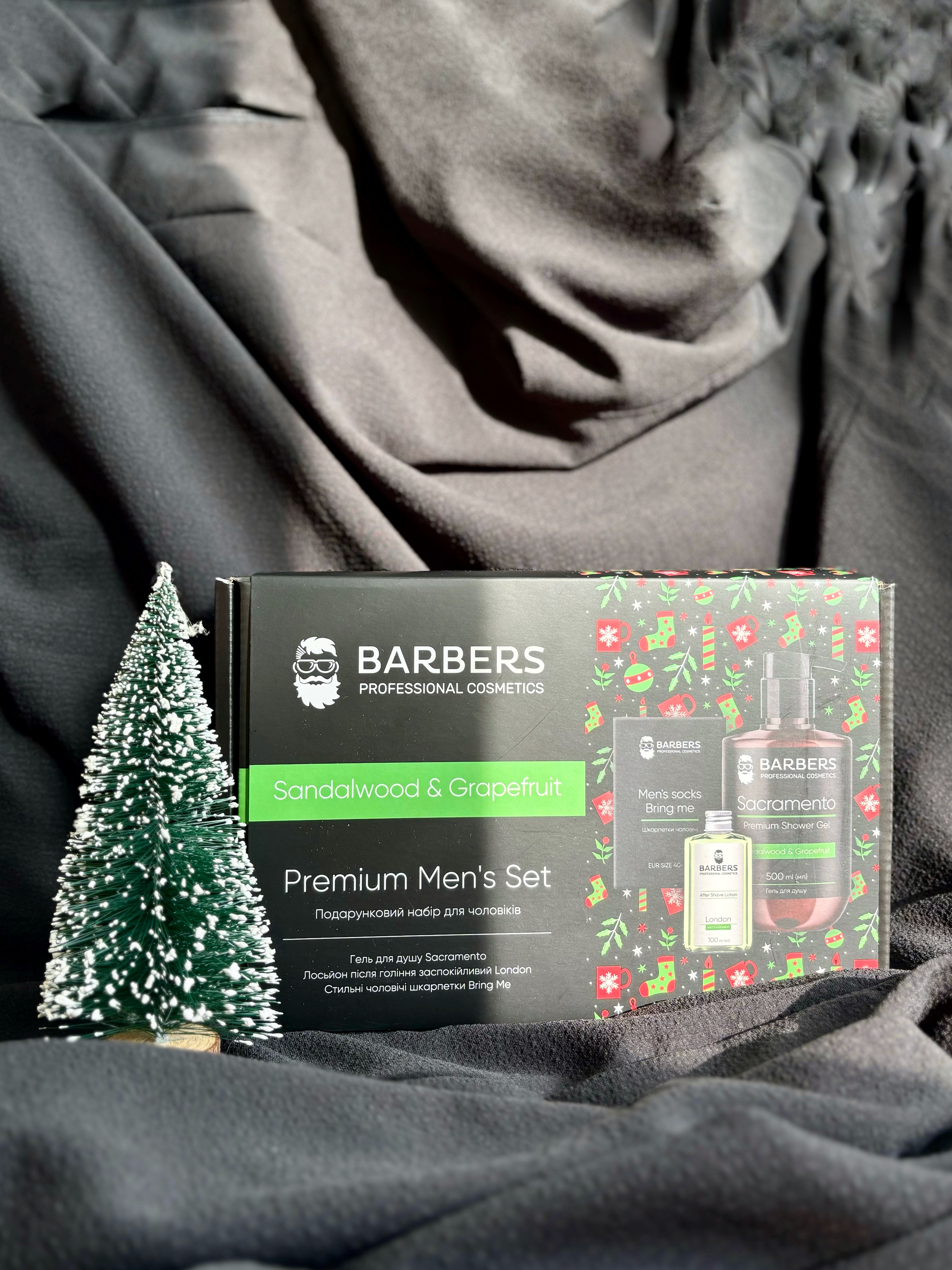 Barbers | Mens Set Sandalwood & Grapefruit