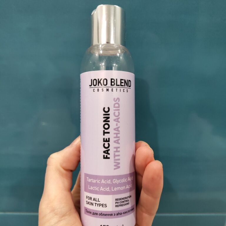 Joko Blend With Aha Acids Face Tonic виявився крутим!