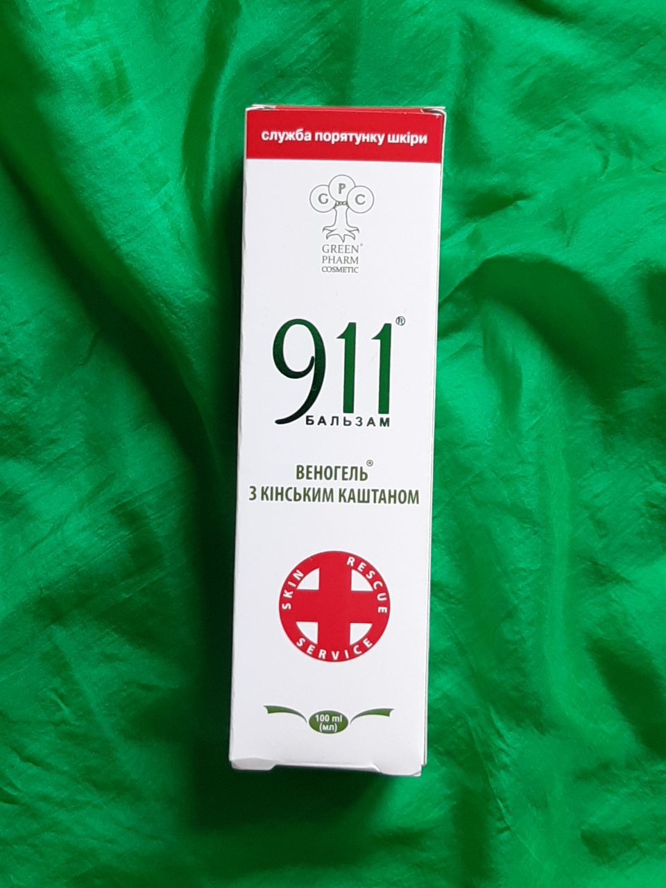 Веногель з кінським каштаном Green Pharm Cosmetic