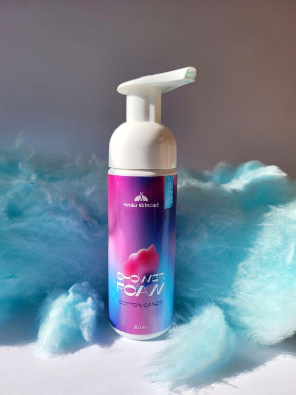 Новинка Sovka Skincare Cotton Candy Shower Foam