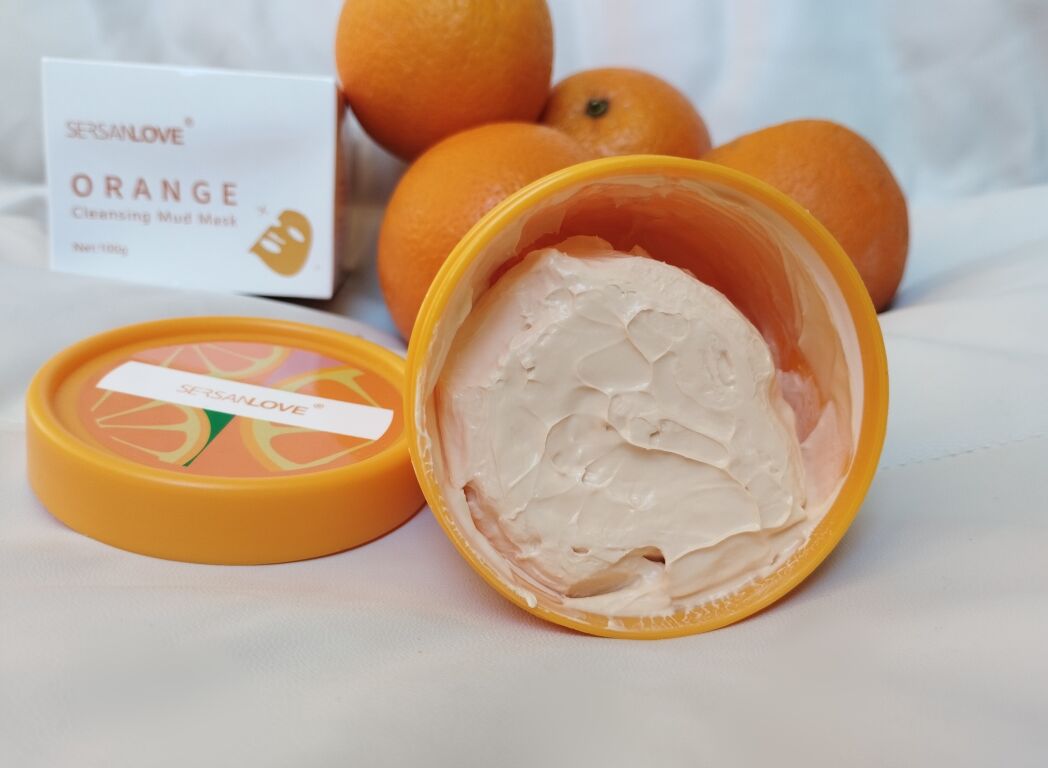 Sersanlove Orange Cleansing Mud Mask. Порівняння з огірковою маскою.