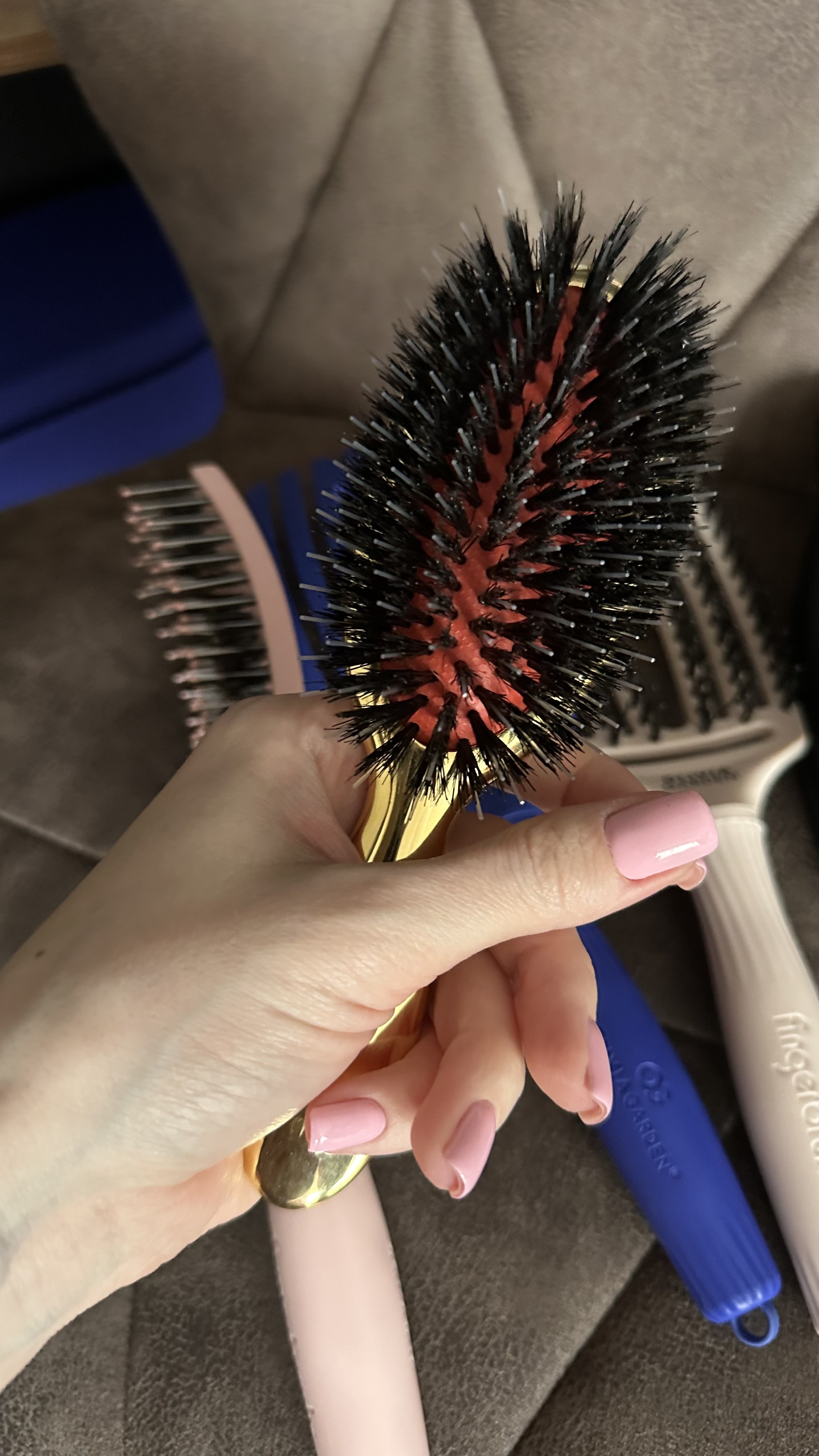 Комбінована щітка Janeke Gold Hairbrush ❤️