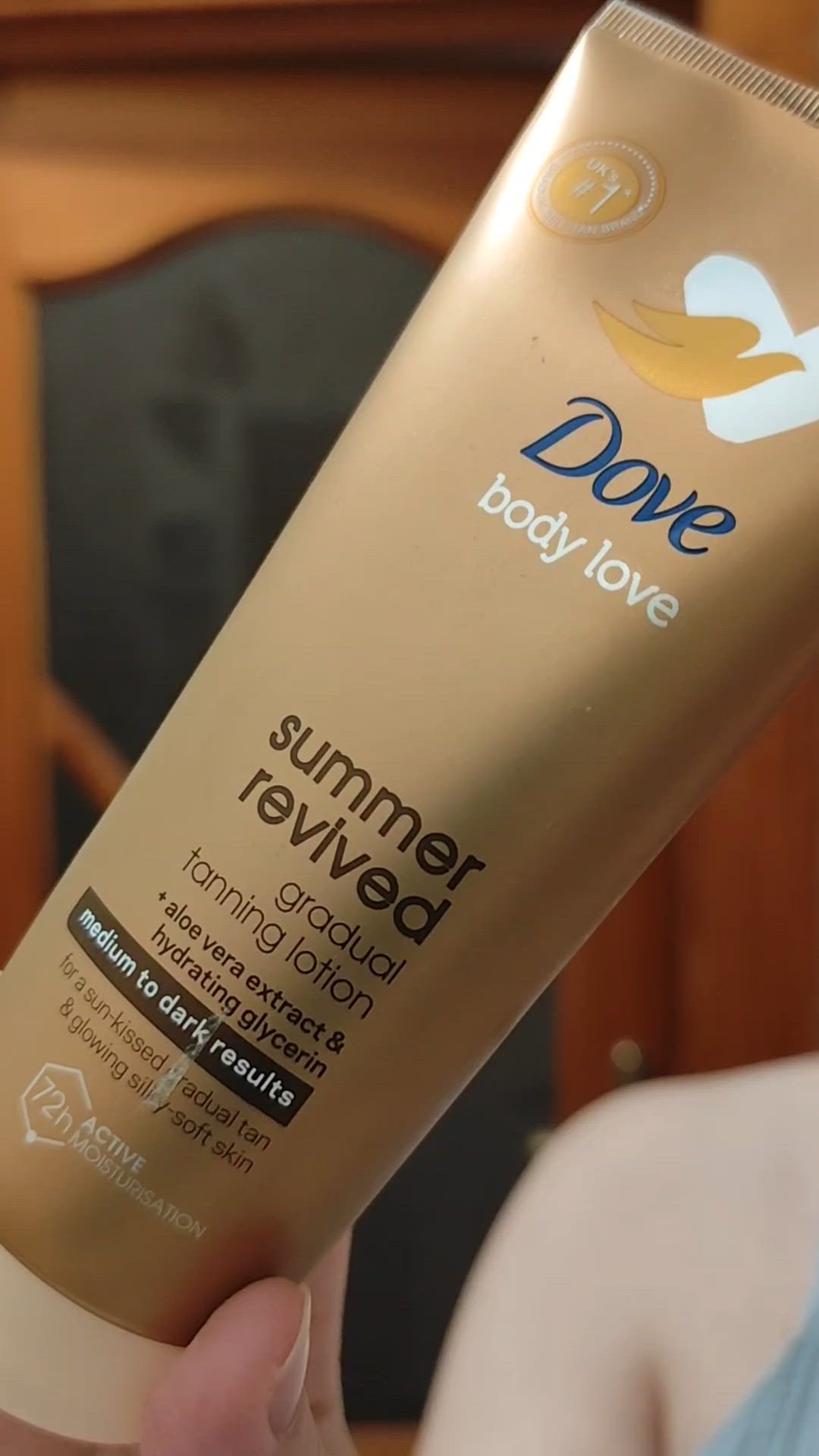 Автозасмага для тіла від Dove Summer Revived