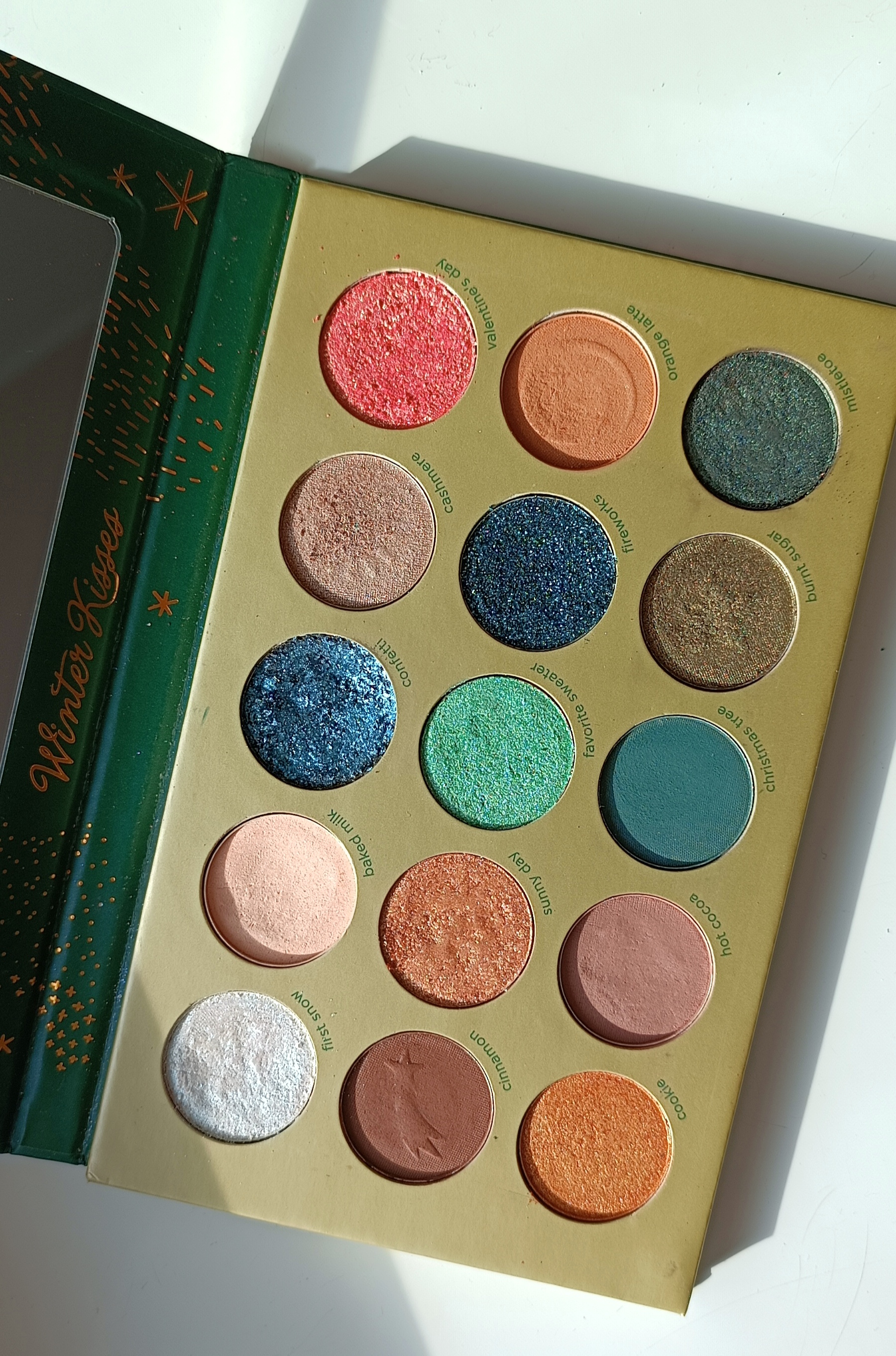 Макіяж у теплих тонах з Parisa Cosmetics Winter Kisses Eyeshadow Palette