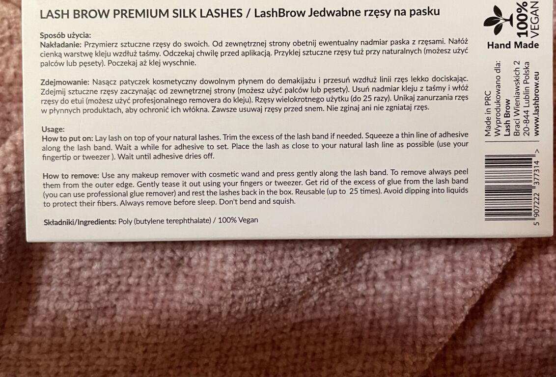Lash Brow Premium Silk Lashes Oh La La