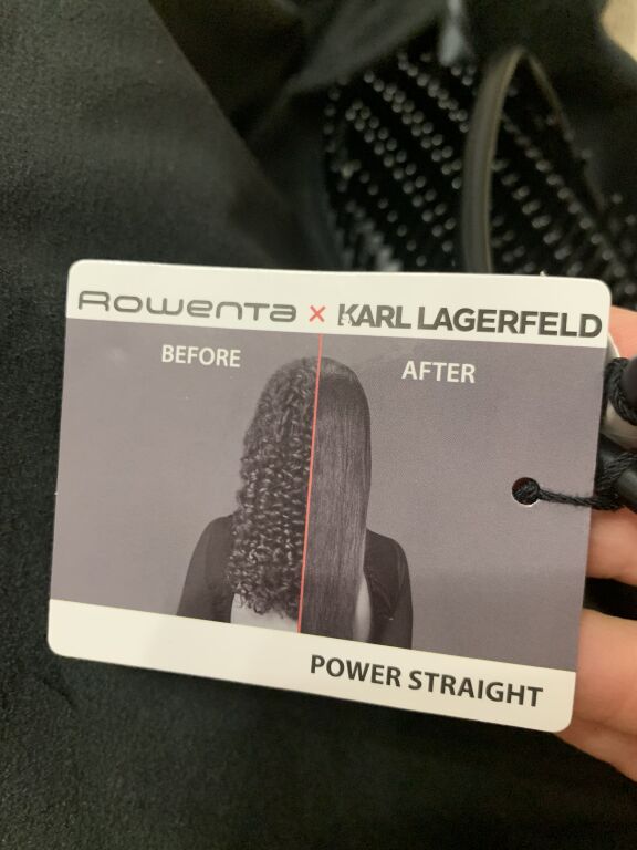 ЩІТКА-ВИПРЯМЛЯЧ ROWENTA POWERSTRAIGHT KARL LAGERFELD