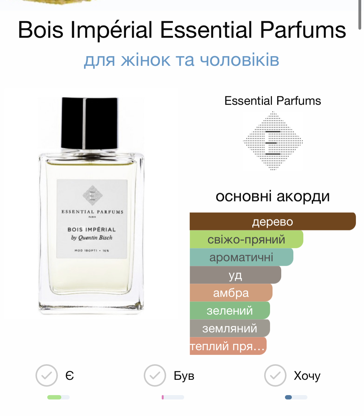 Essential Parfums Bois Imperial
