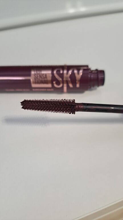 Туш для подовження вій Maybelline New York Lash Sensational Sky High Бургунді