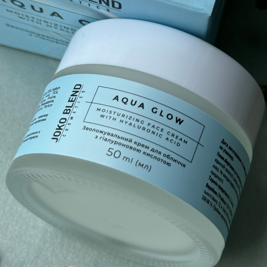 Зволожувальний крем для обличчя Aqua Glow | Joko Blend