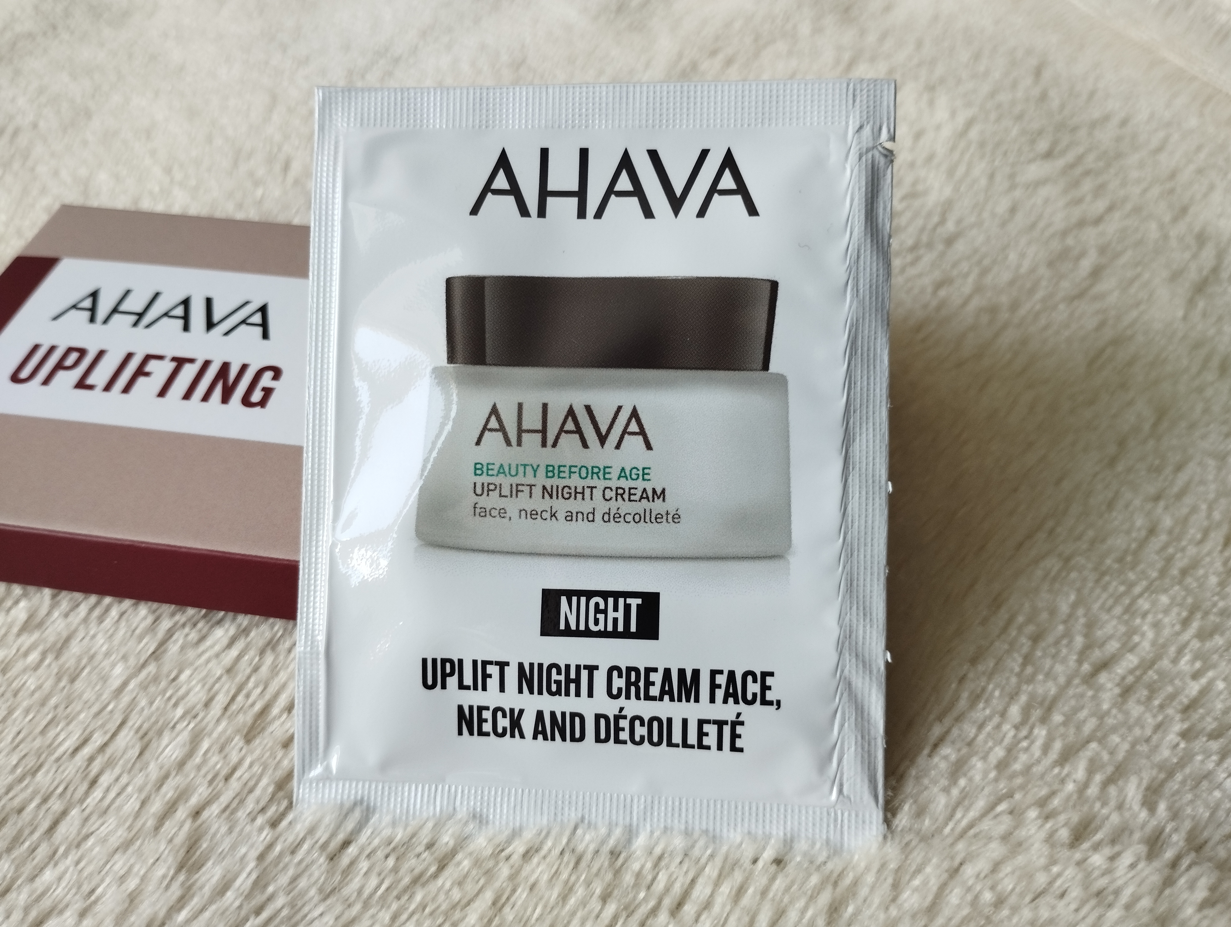 Ahava Beauty Before Age Uplifting Night Cream For Face, Neck & Decollete