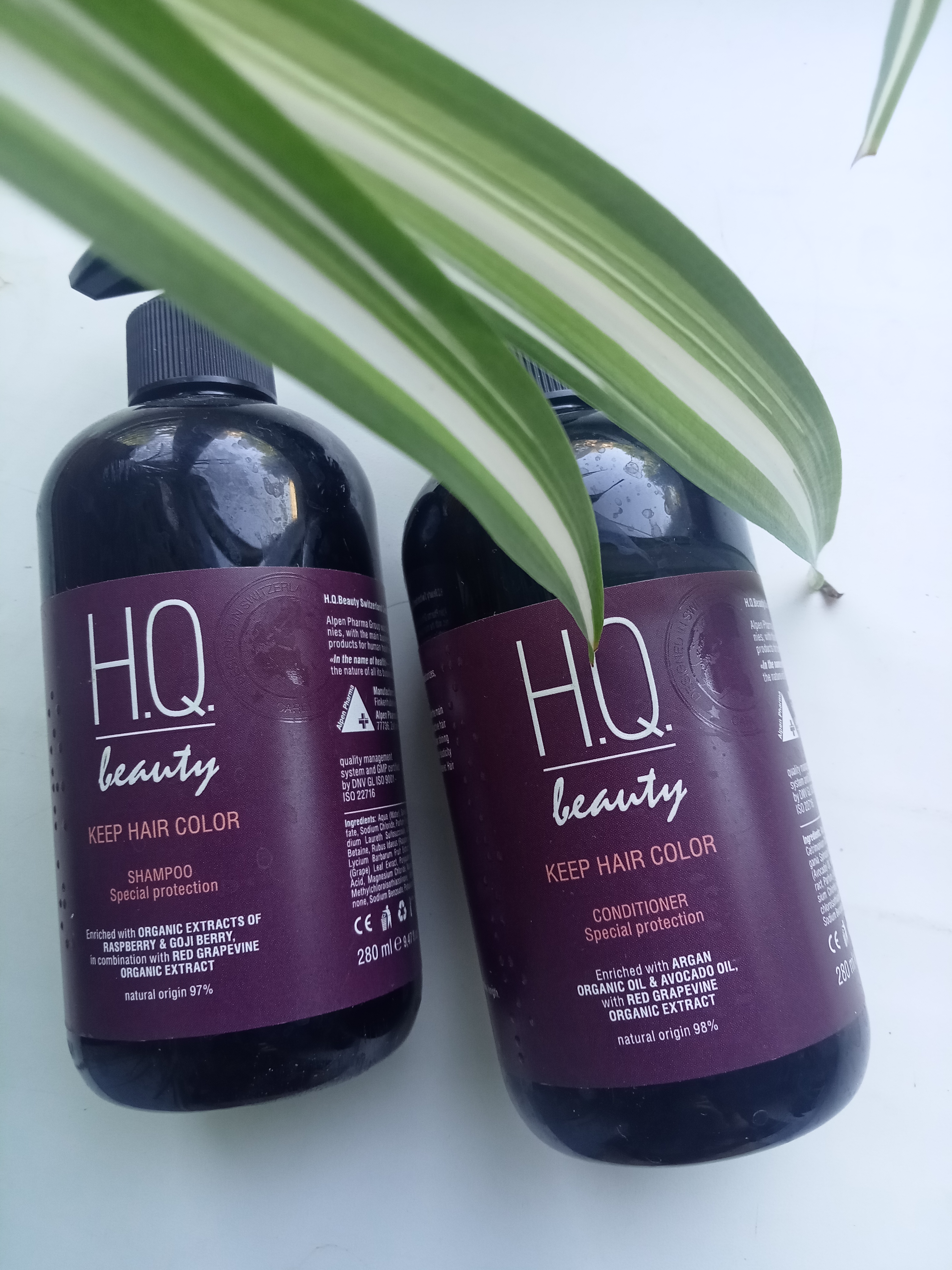 Шампунь і кондиціонер H.Q. beauty keep hair colour