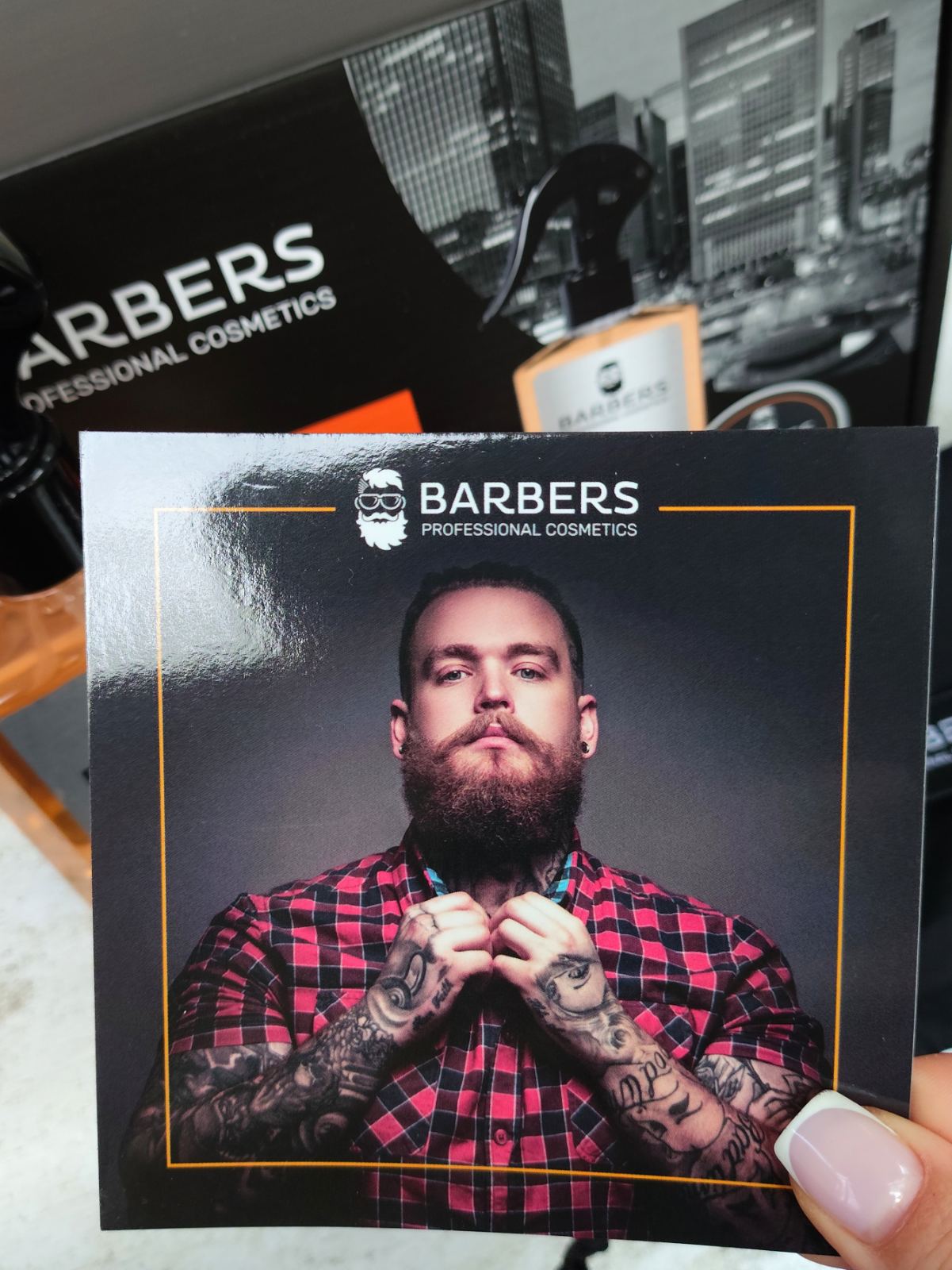 Orange & Amber Barbers | Подарунковий бокс для гоління