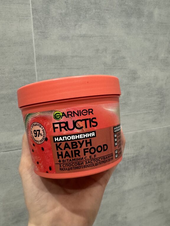 Маска Garnier Fructis з кавуном