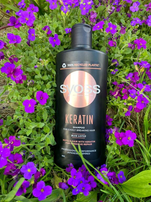 Шампунь Syoss Keratin Blue lotus Shampoo