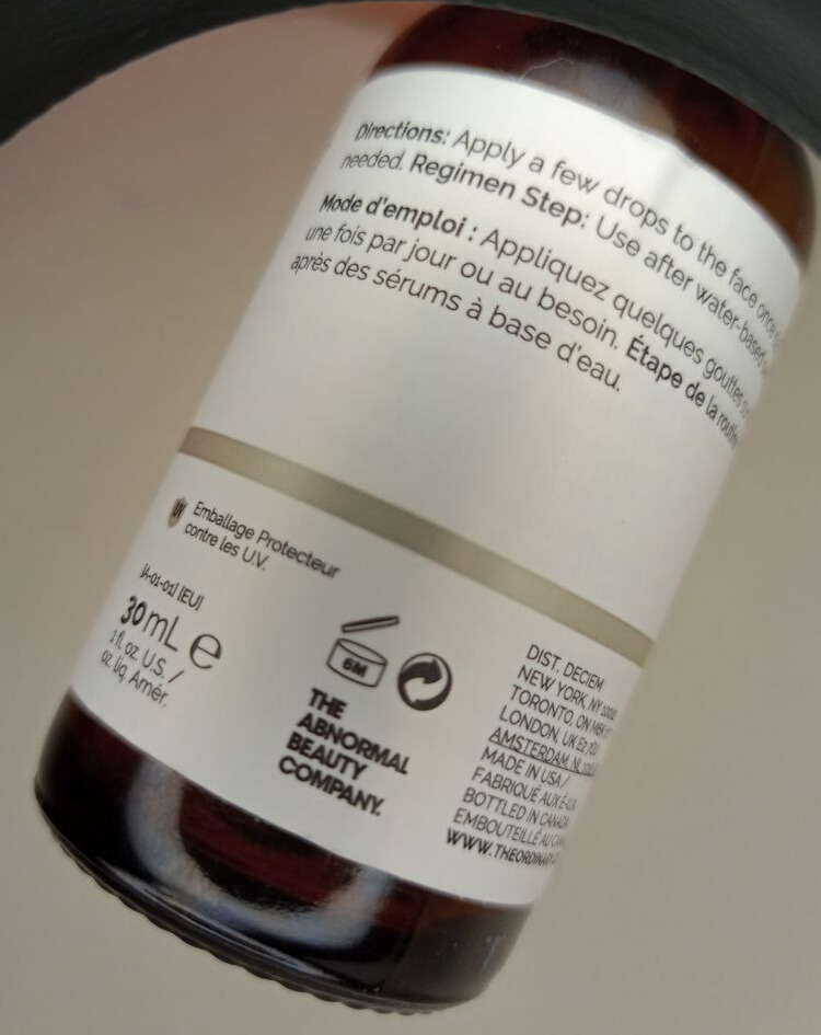 The Ordinary 100% Plant-Derived Squalane