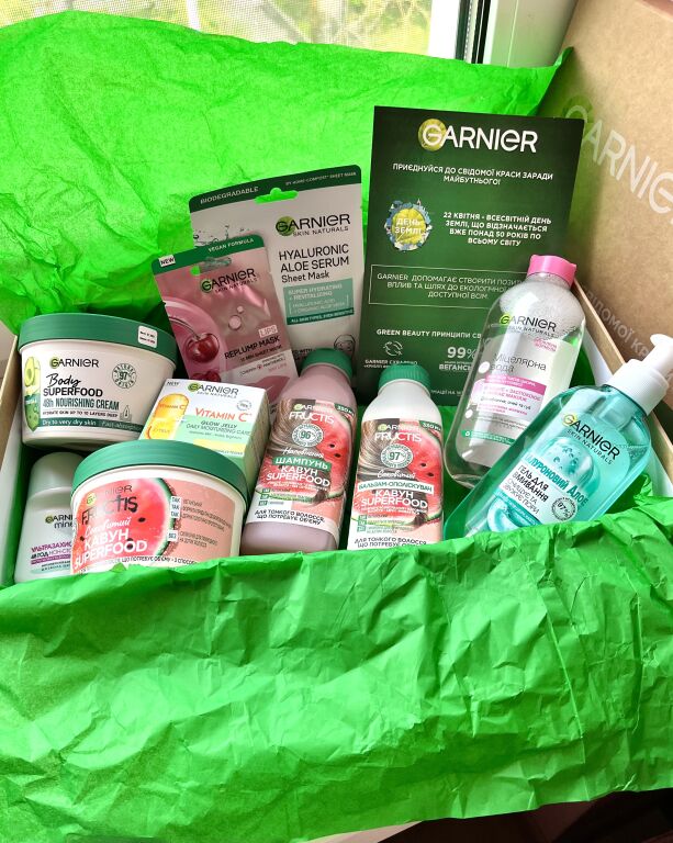 Подарунковий бокс від Garnier🌸💚