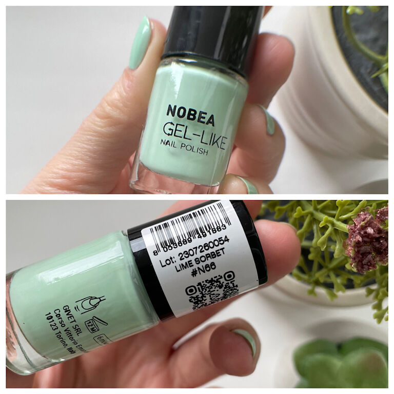 Nobea Day-to-Day Gel-like Nail Polish Гелевий ефект на нігтях по приємній вартості