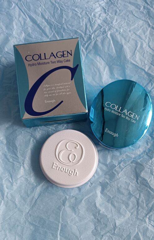 Пудра для обличчя Enough Collagen Hydro Moisture Two Way Cake