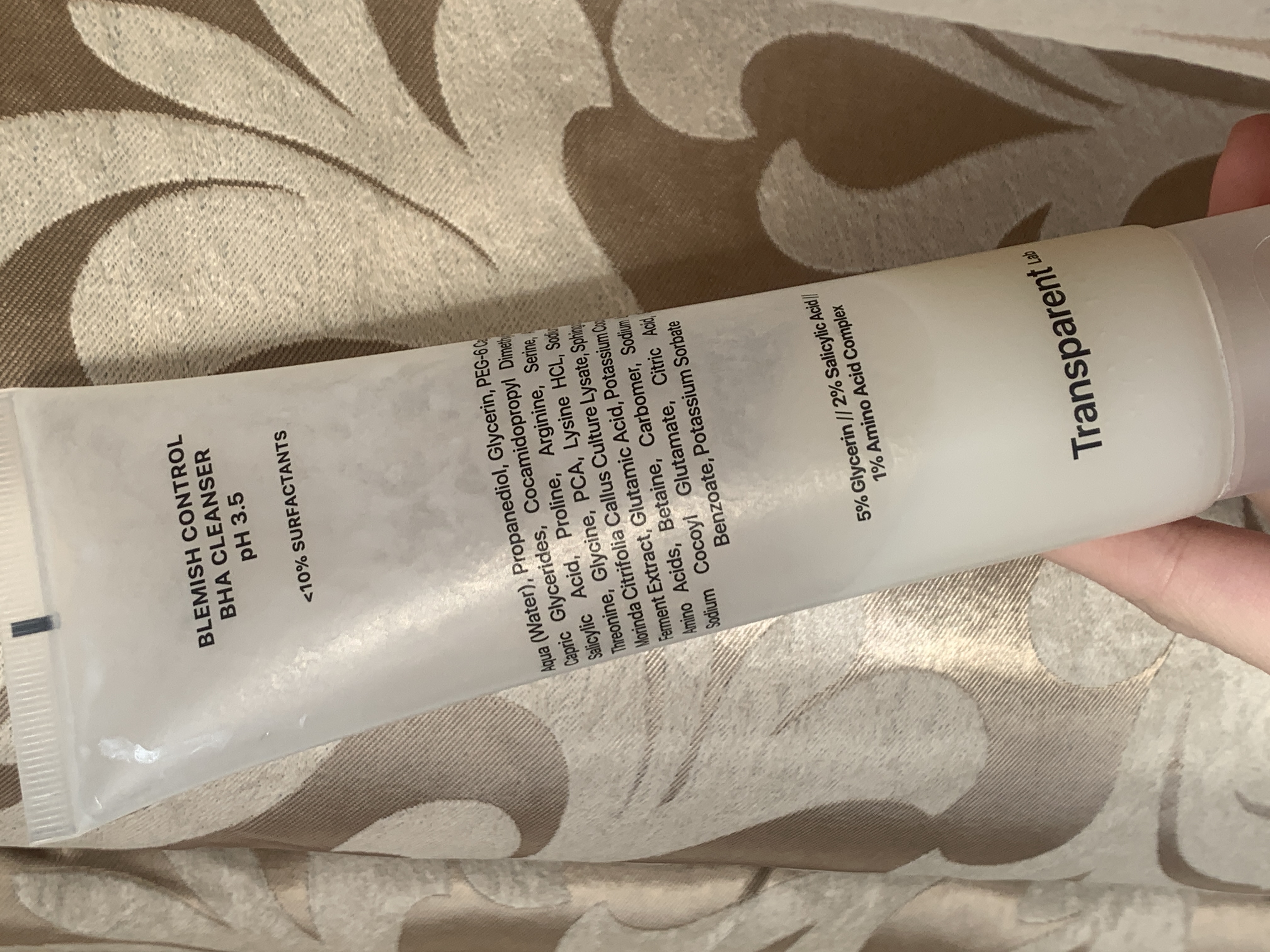 Transparent Lab Blemish Control BHA Cleanser