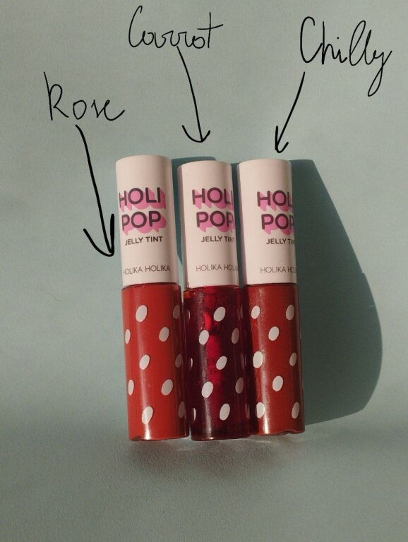 Holika Holika Holi Pop Jelly Tint: мої враження від трьох відтінків