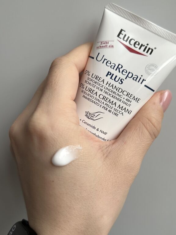 Крем для рук Eucerin і силікони у складі