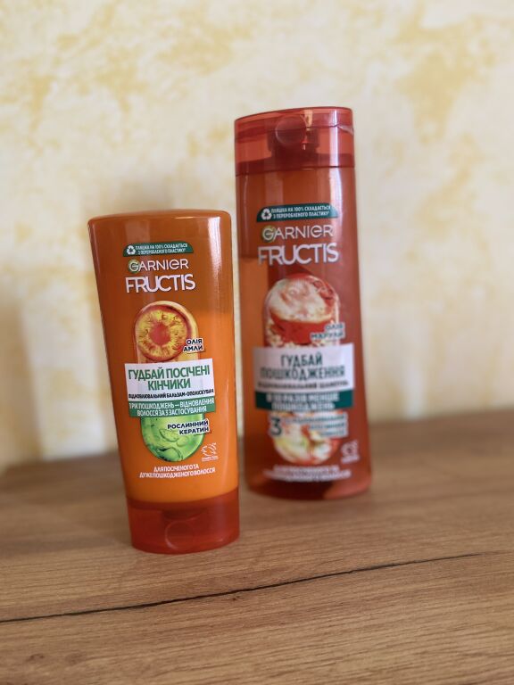 Всім відомий GARNIER FRUCTIS Гудбай посічені кінчики.