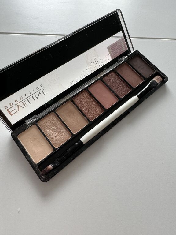 Свотчі  Eveline Cosmetics Professional Eyeshadow Palette