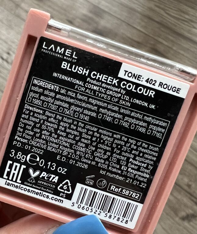 LAMEL Make Up Cheek Colour New