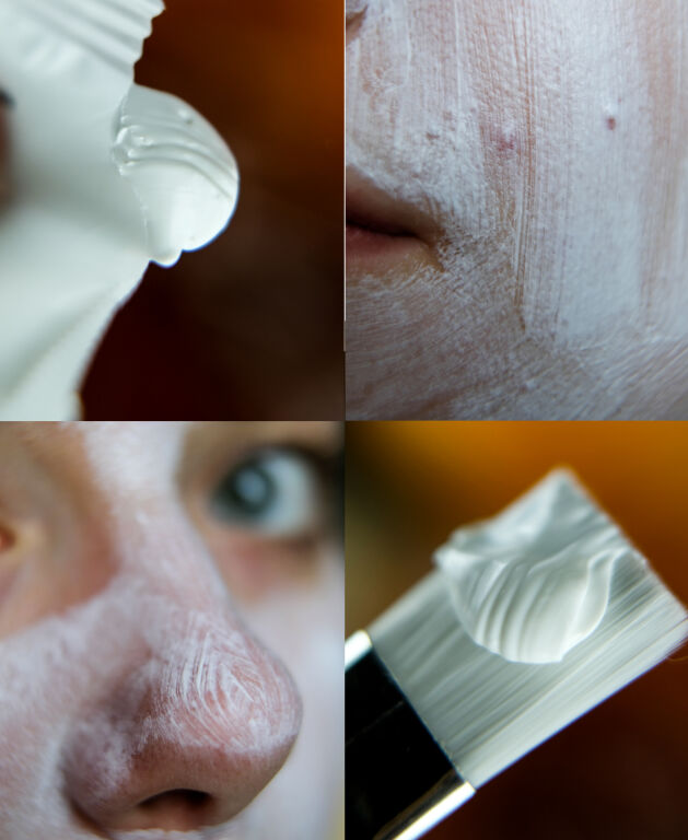 Вечір пробників : тестую  Sane Cleansing And Whitening Mask та Tink Caffeine + Allantoin Eye Contour Serum