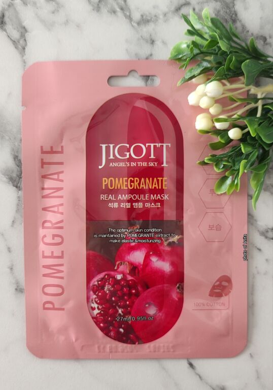 Jigott Pomegranate Real Ampoule Mask