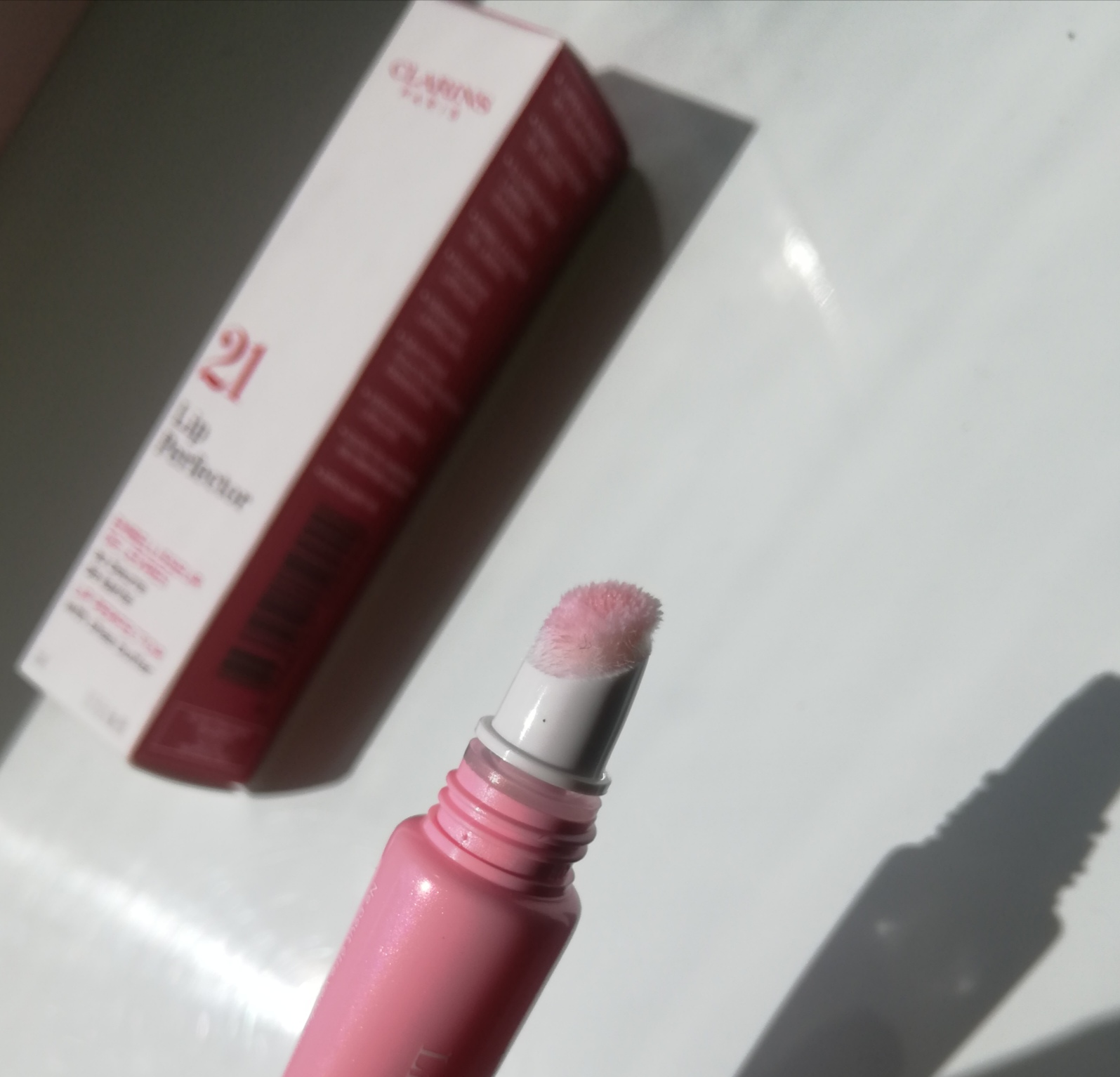 Clarins Lip Perfector 21 soft pink glow