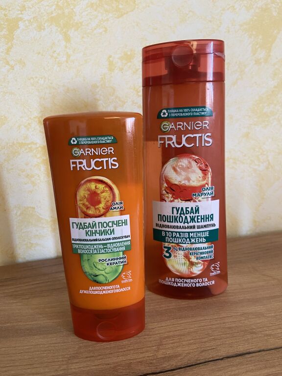 Всім відомий GARNIER FRUCTIS Гудбай посічені кінчики.