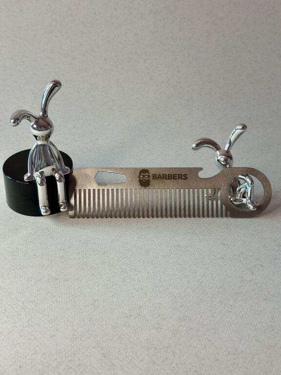 Barbers Metal Comb