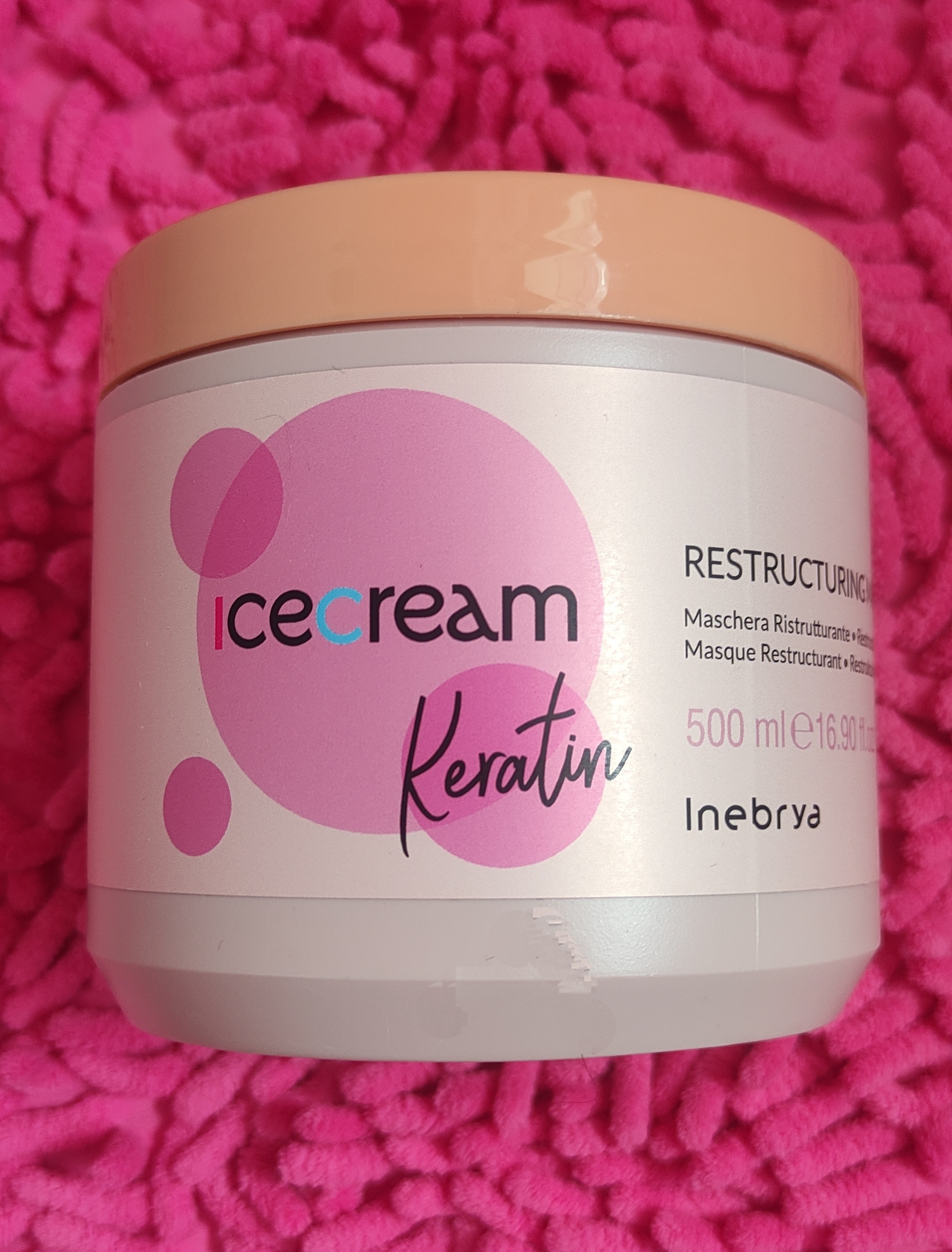 Відновлююча маска з кератином Inebrya Ice Cream Keratin Restructuring Mask