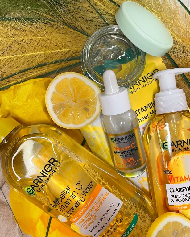 Коробочка сонячного настрою з вітаміном С від Garnier 🍊🍋🥝