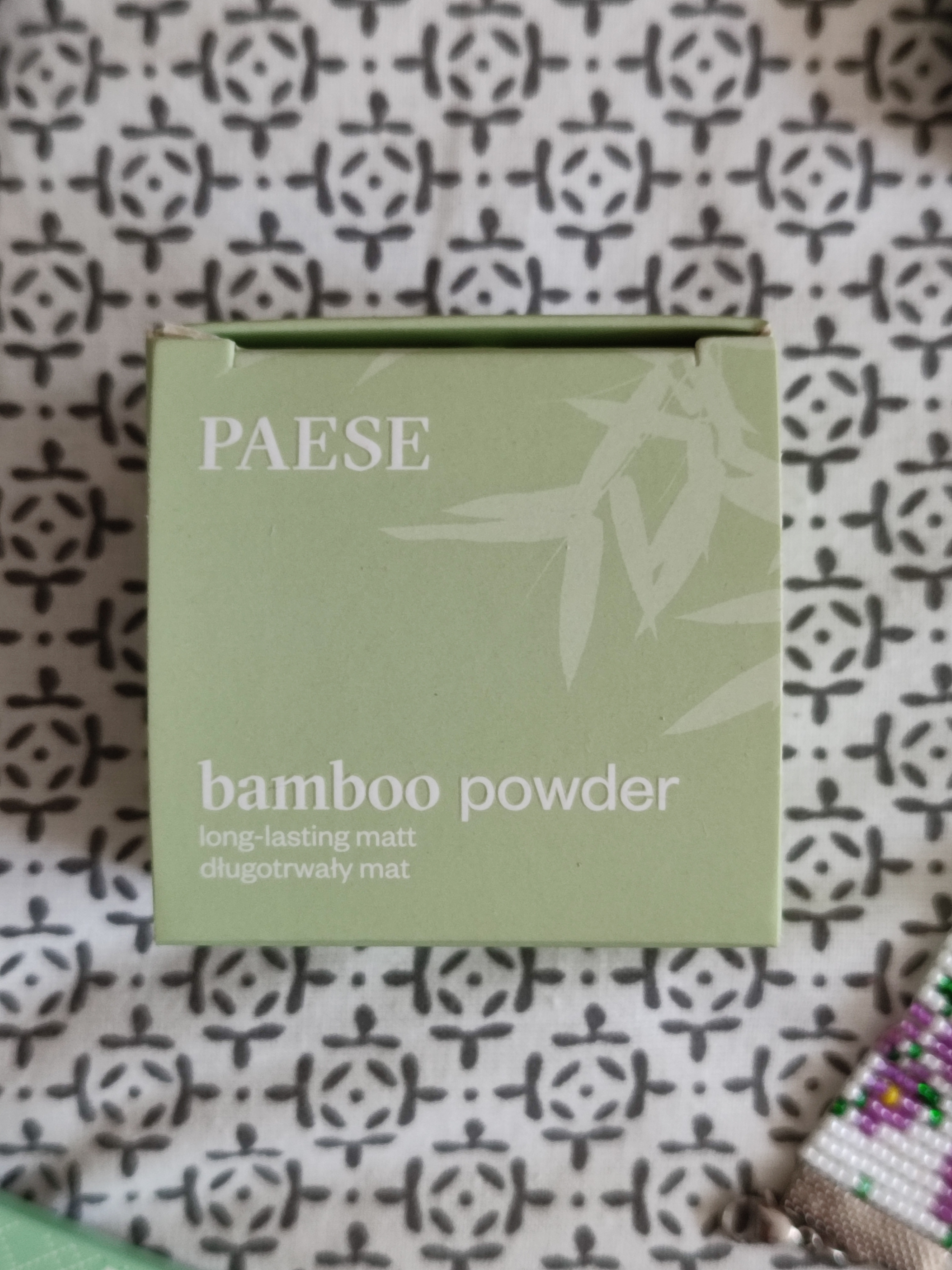 Бамбукова пудра для обличчя Paese Powder