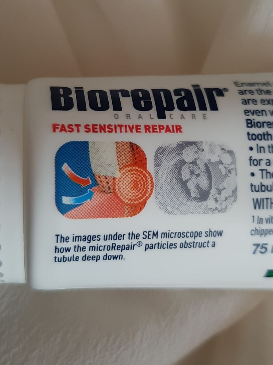 Зубна паста “Швидке позбавлення чутливості” Biorepair Oralcare Fast Sensitive Repair