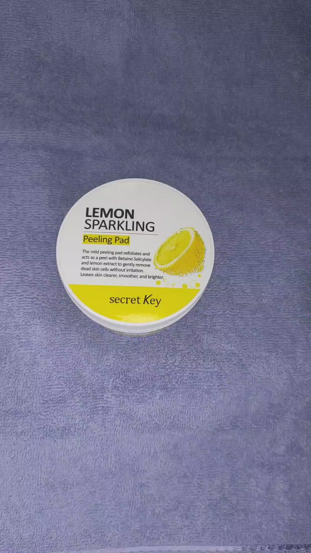 Диски ватні для пілінгу Secret Key Lemon Sparkling Peeling Pad