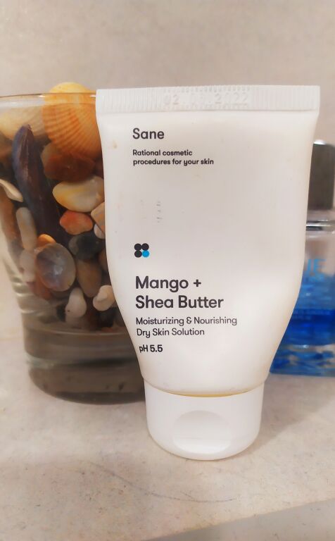 Крем для обличчя з маслом манго + ши Sane Face Cream