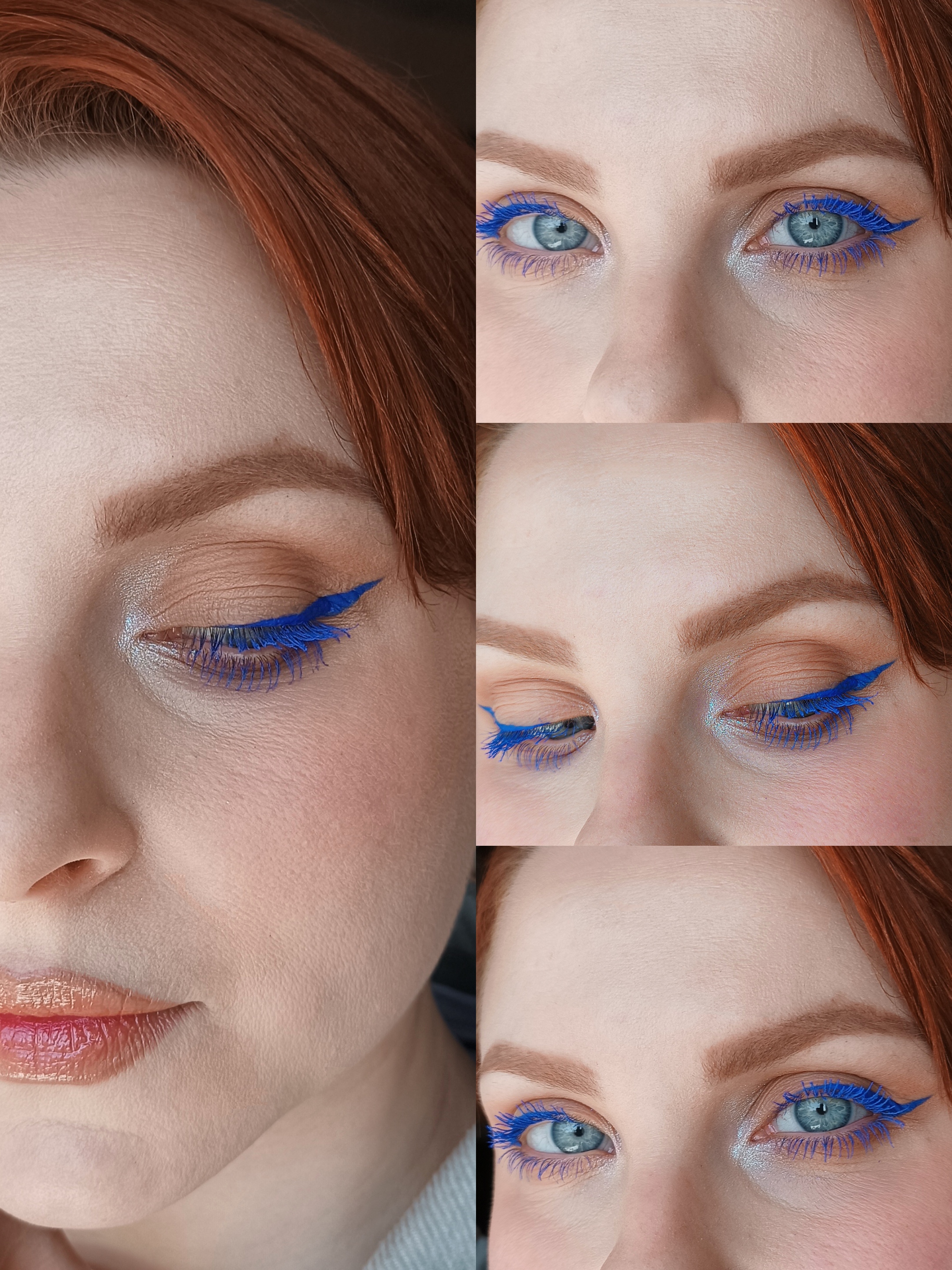 Туш для вій Hean Color Mascara Blue lagoon та рідка підводка Hean Colour Me Eyeliner Cobalt