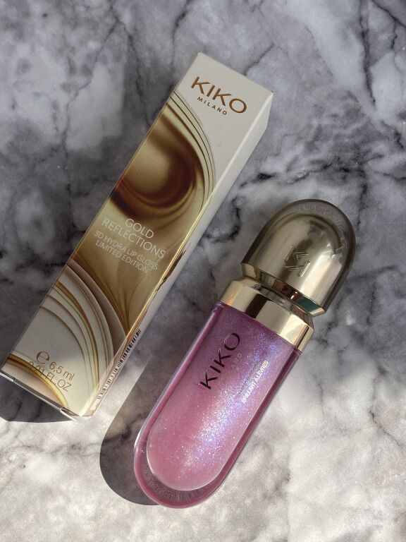 Огляд: Лімітований блиск для губ Kiko Gold Reflections