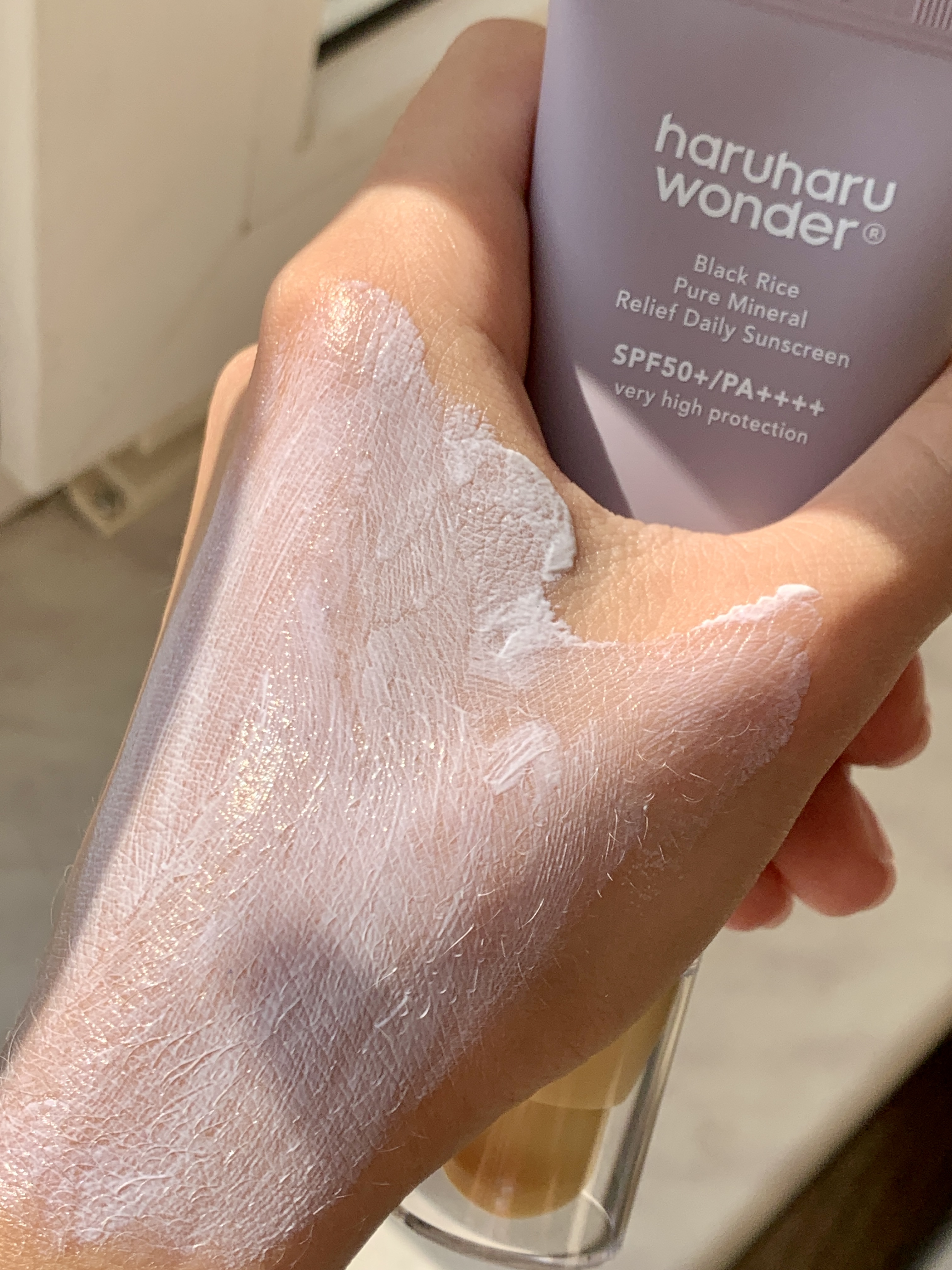 haruharu WONDER Black Rice Pure Mineral Relief Daily Sunscreen SPF50+ PA++++