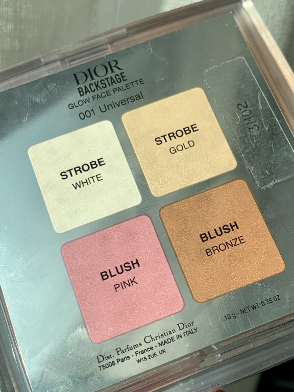 Dior Backstage Glow Face Palette Highlight&Blush